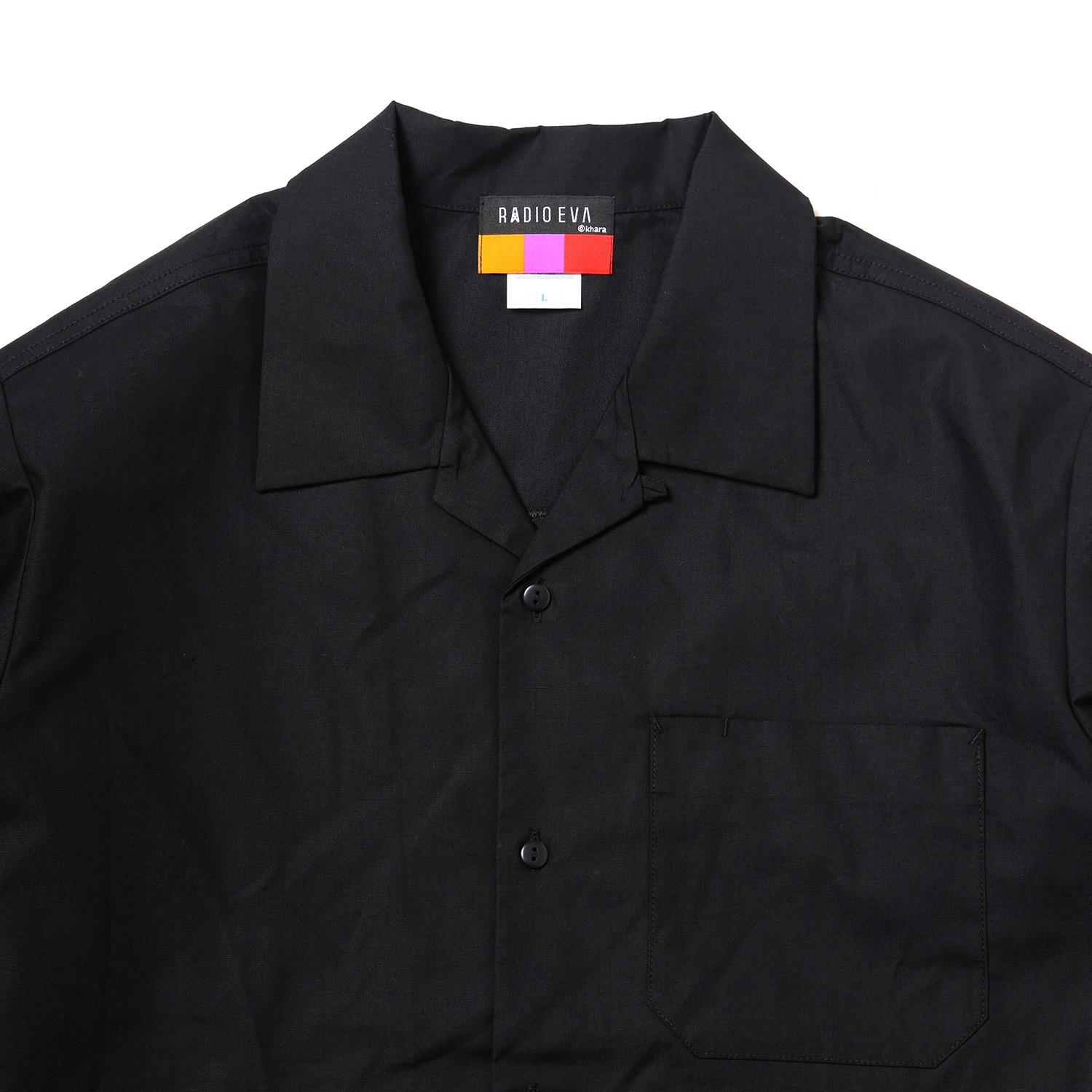 Longinus OPEN NECKED SHIRTS (BLACK)