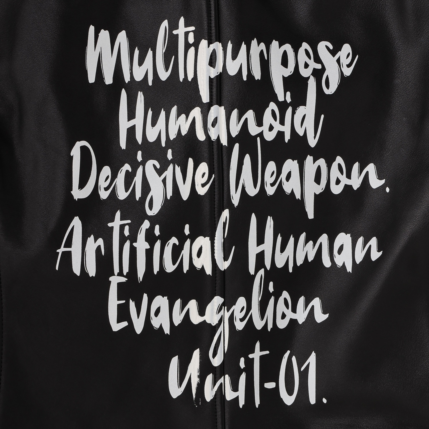 EVA-01 MONSTER LEATHER JACKET by JAM HOME MADE（BLACK）