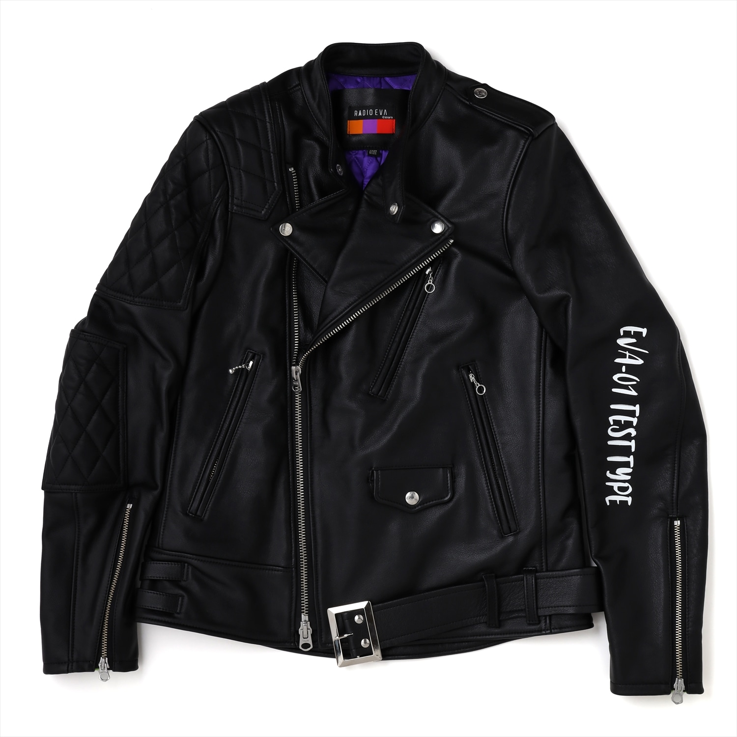 EVA-01 MONSTER LEATHER JACKET by JAM HOME MADE（BLACK）