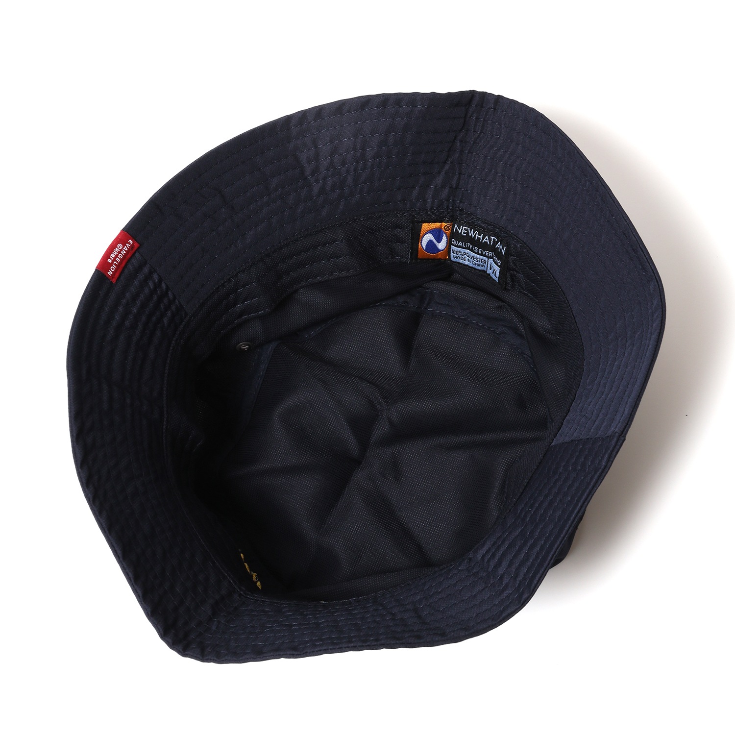 EVANGELION POLYESTER BUCKET HAT (NAVY)
