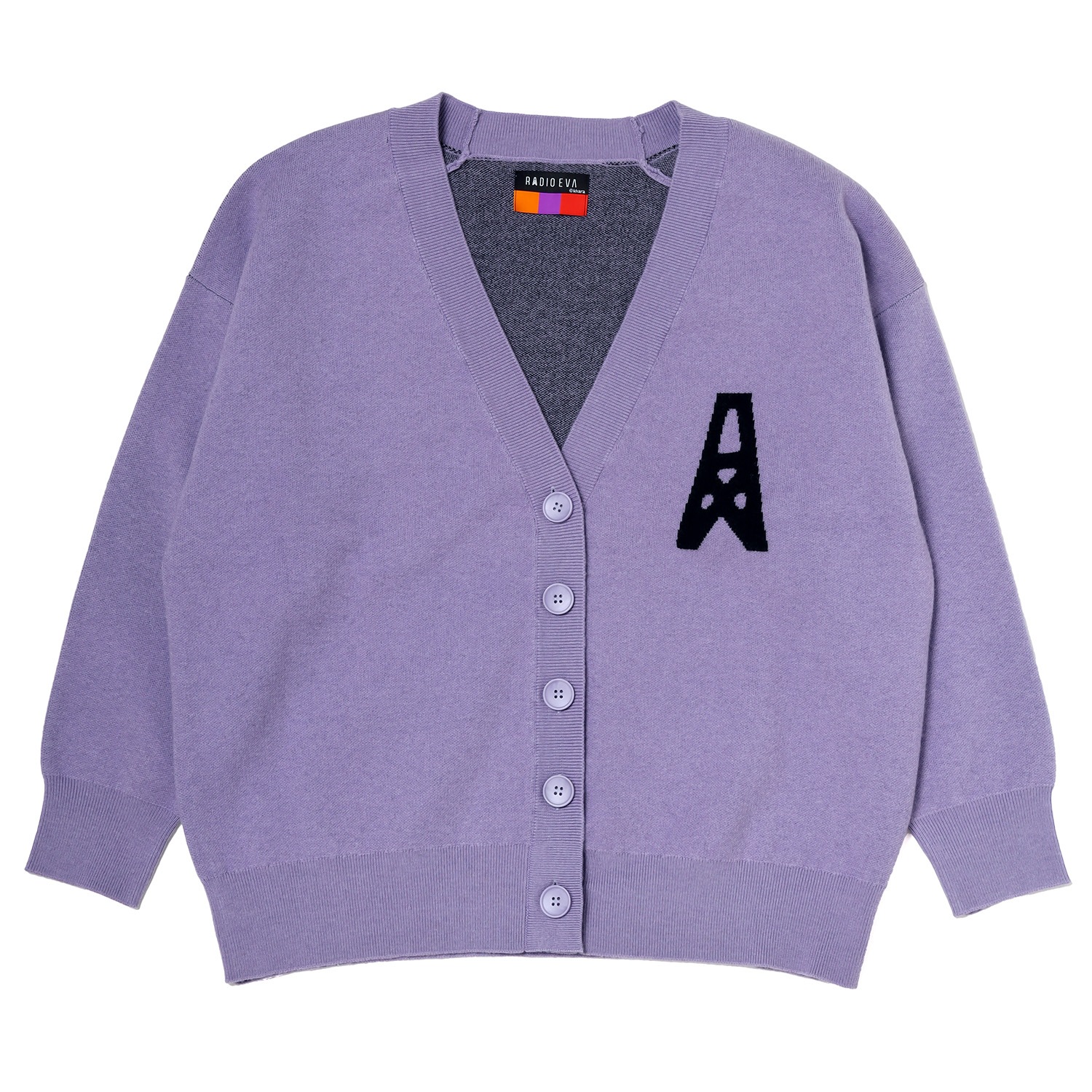 RADIO EVA ICON CARDIGAN (PURPLE)