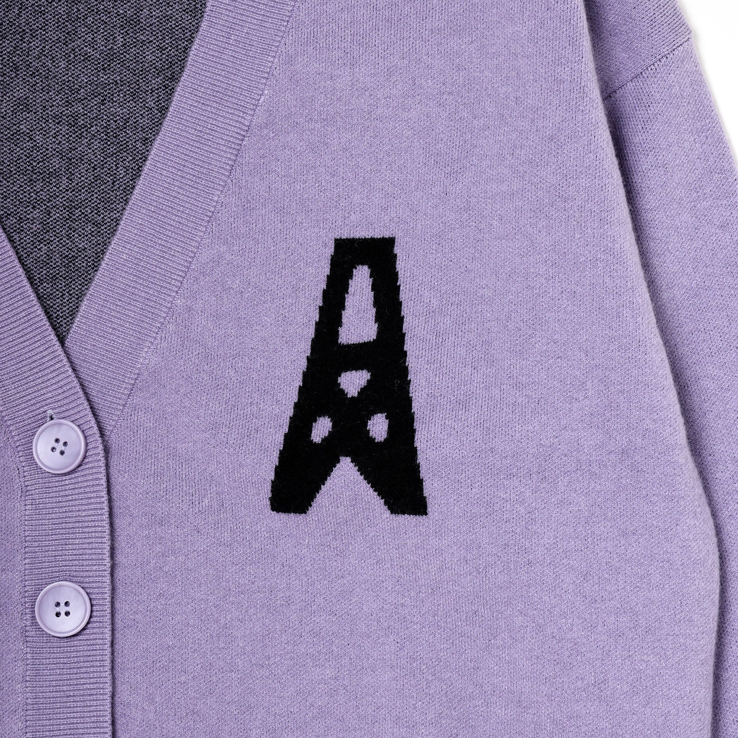RADIO EVA ICON CARDIGAN (PURPLE)
