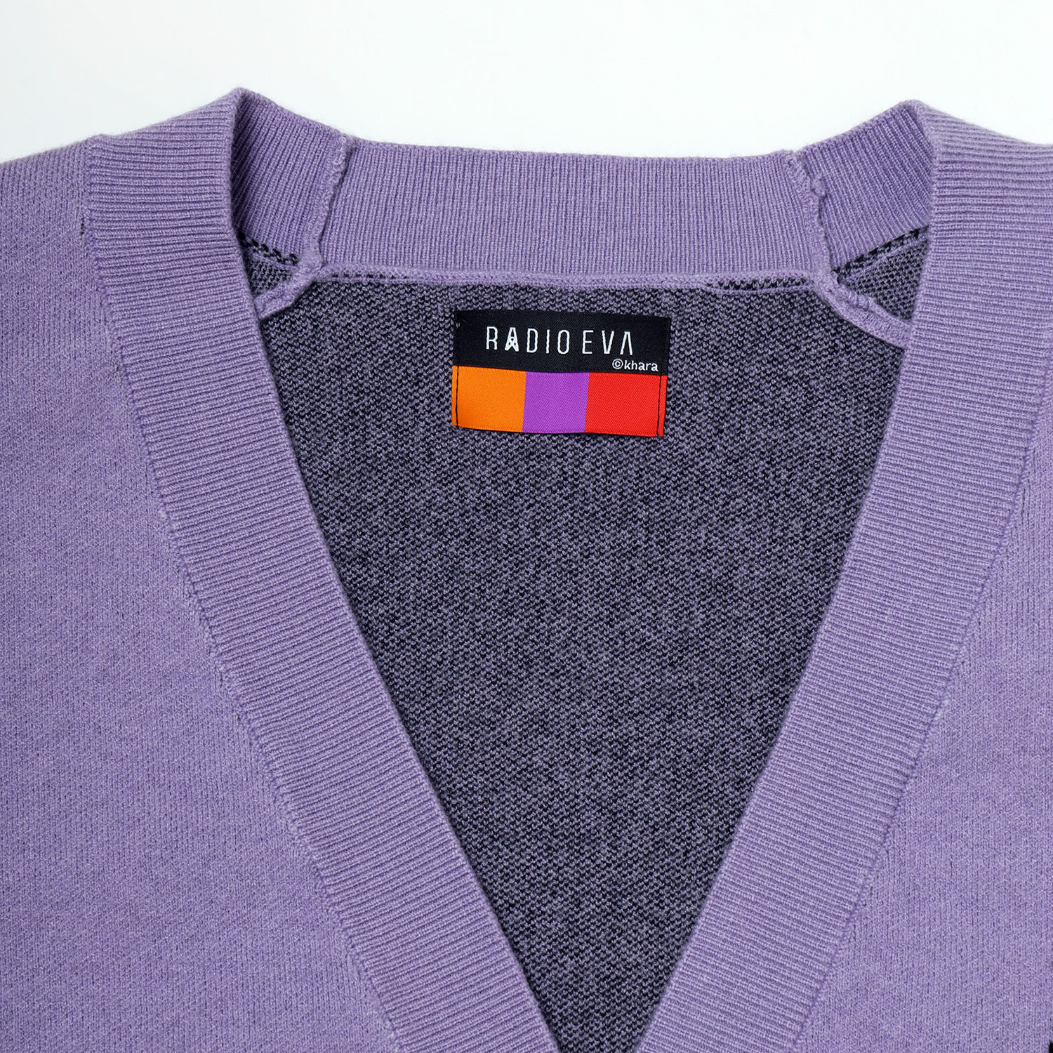 RADIO EVA ICON CARDIGAN (PURPLE)