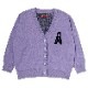 RADIO EVA ICON CARDIGAN (PURPLE)