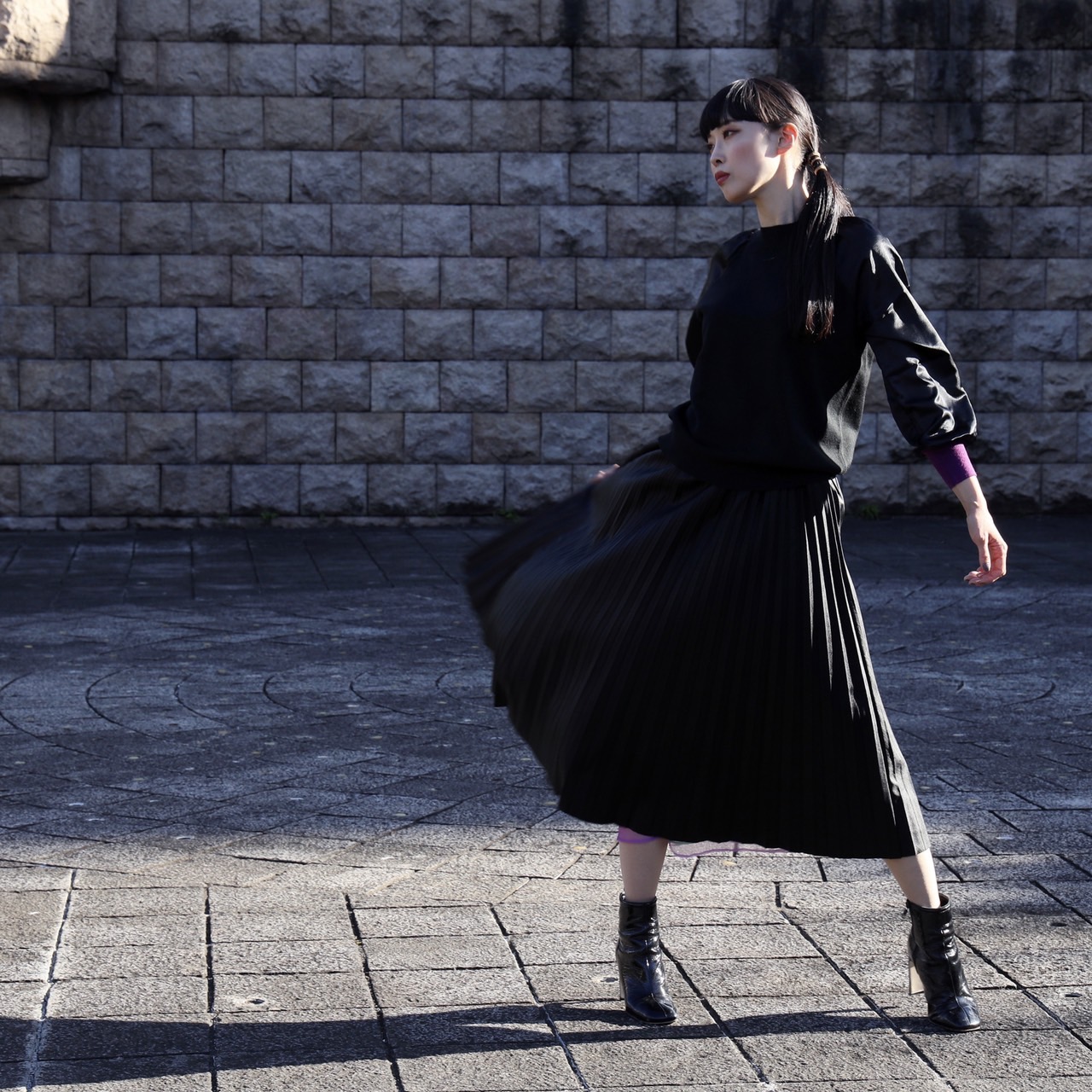 EVANGELION Docking Knit (BLACK)