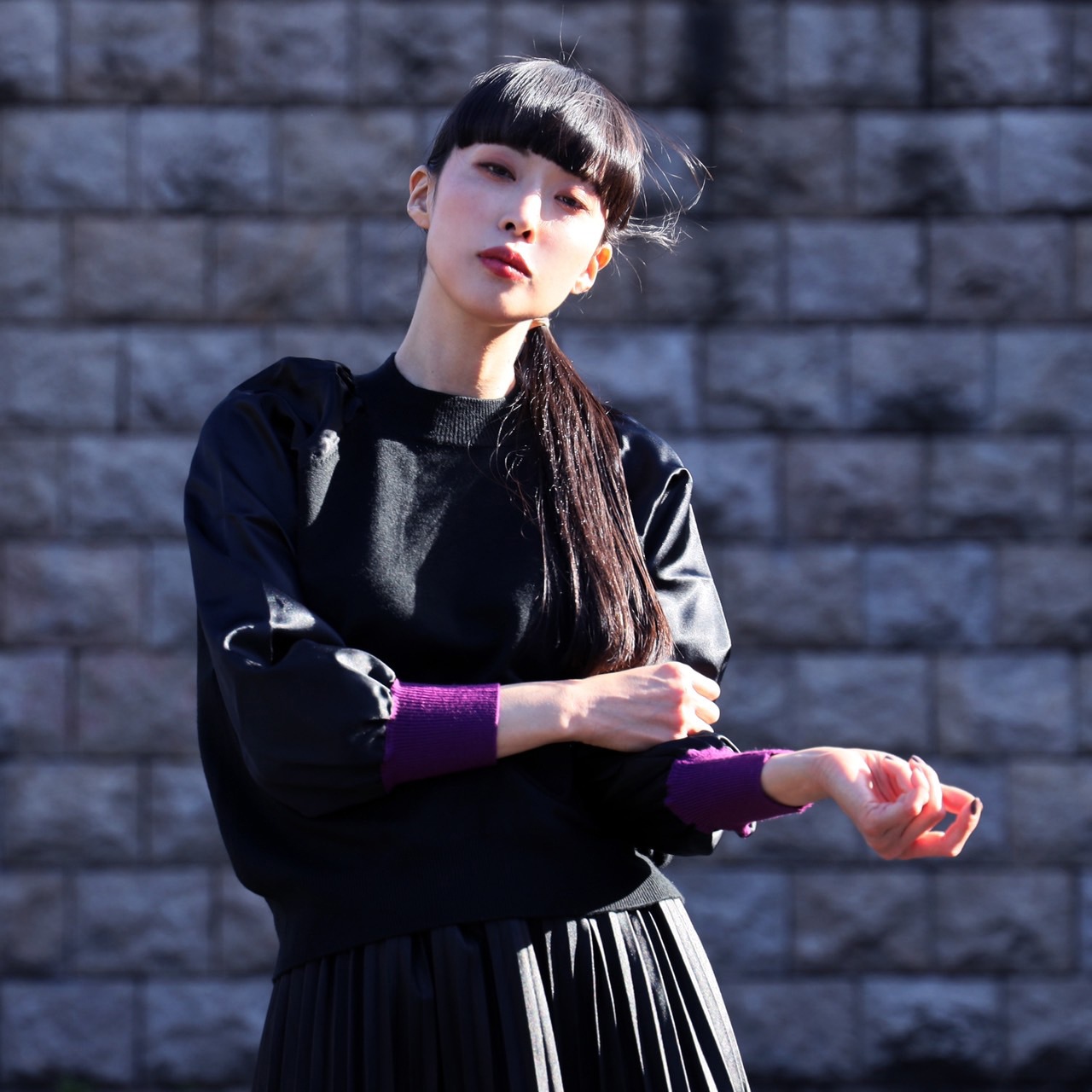 EVANGELION Docking Knit (BLACK)