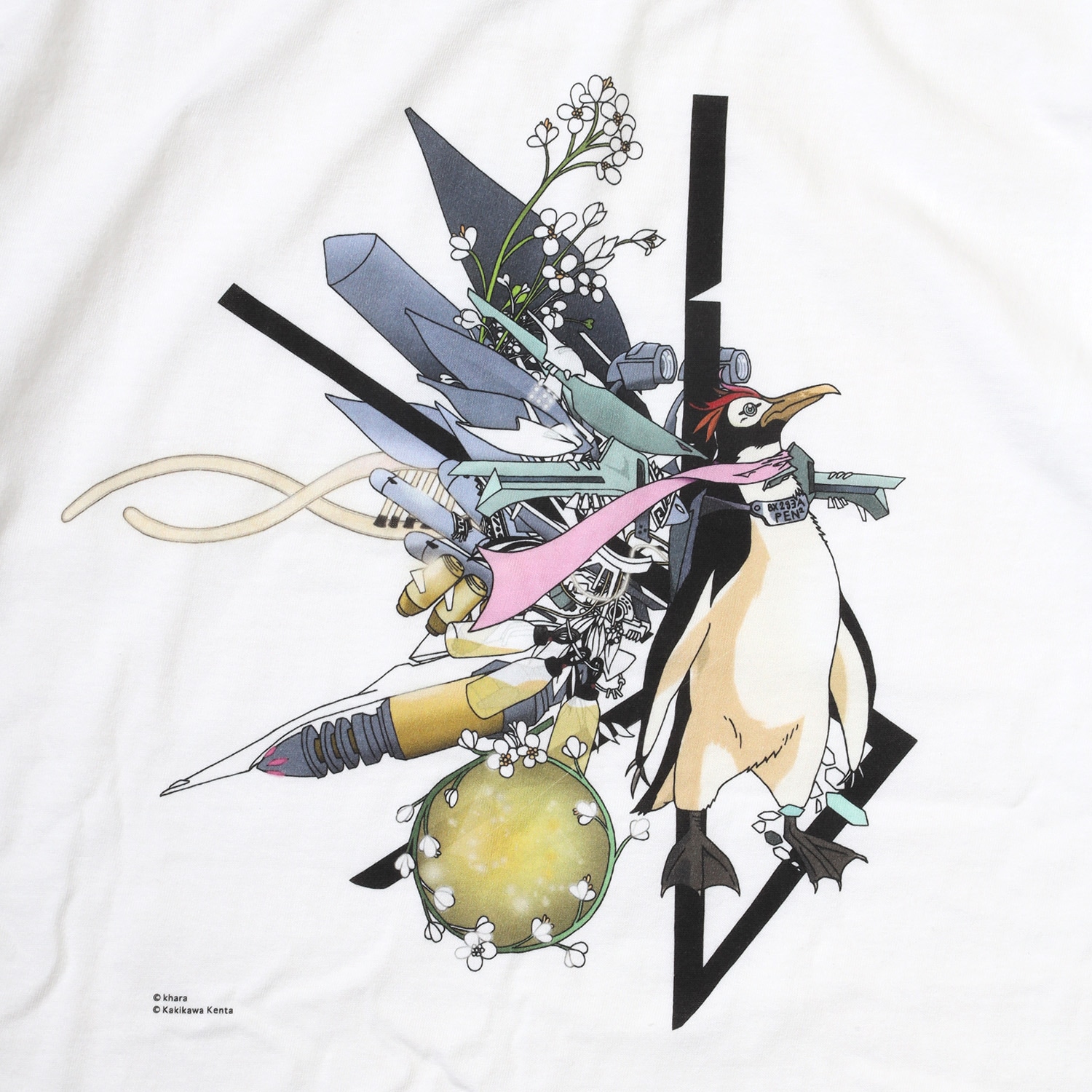 Abstract EVANGELION Cutsew （KENTA KAKIKAWA）（WHITE（ペンペン））