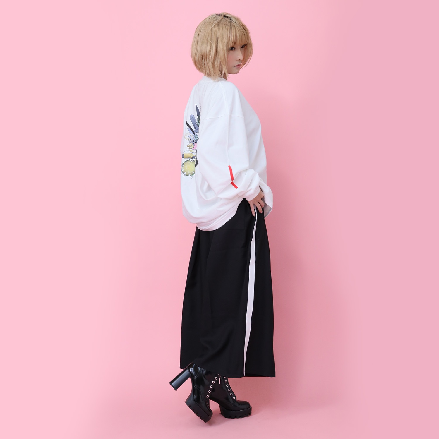 Abstract EVANGELION Cutsew （KENTA KAKIKAWA）（WHITE（ペンペン））