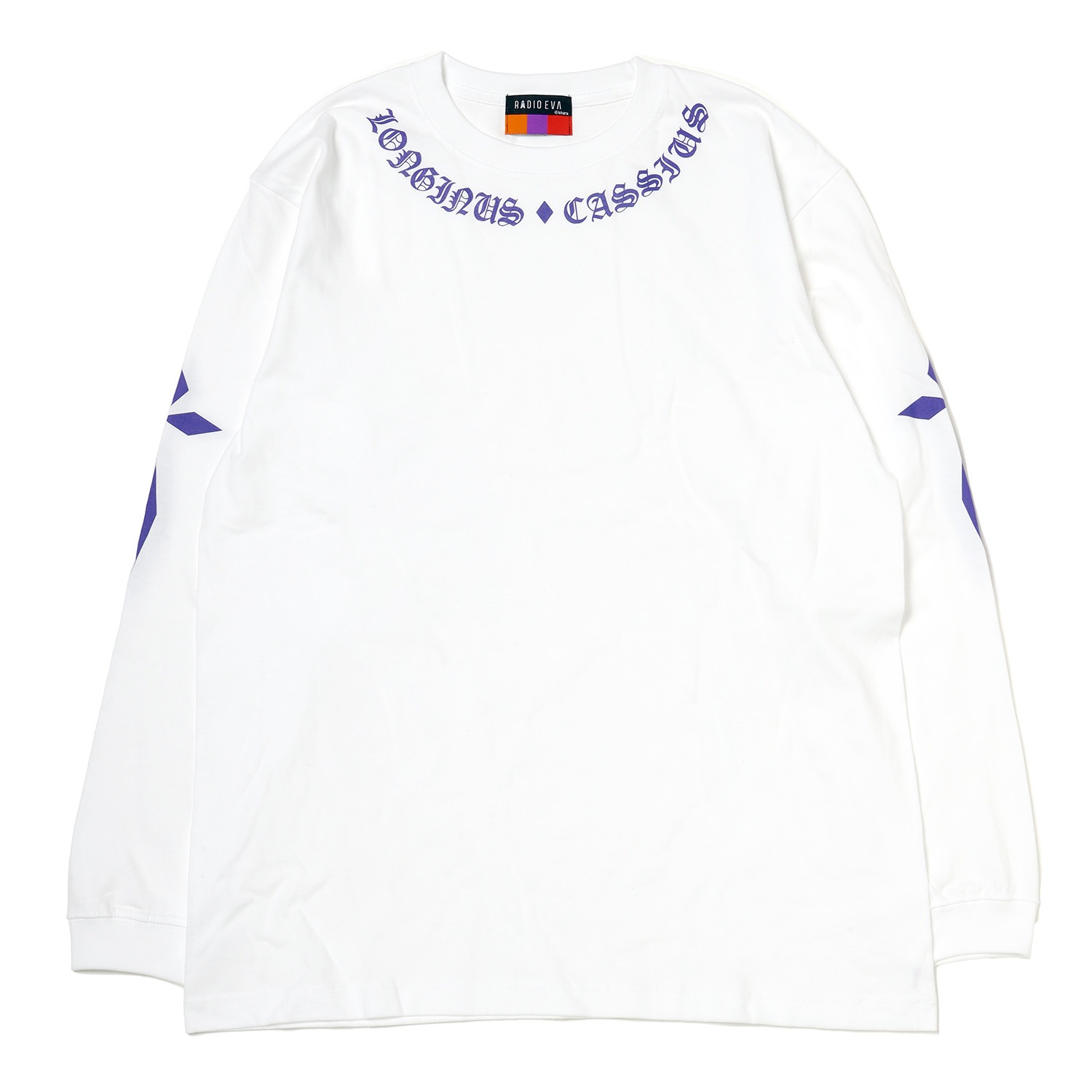 LONGINUS・CASSIUS BLACKLETTER Cutsew (WHITE×PURPLE)