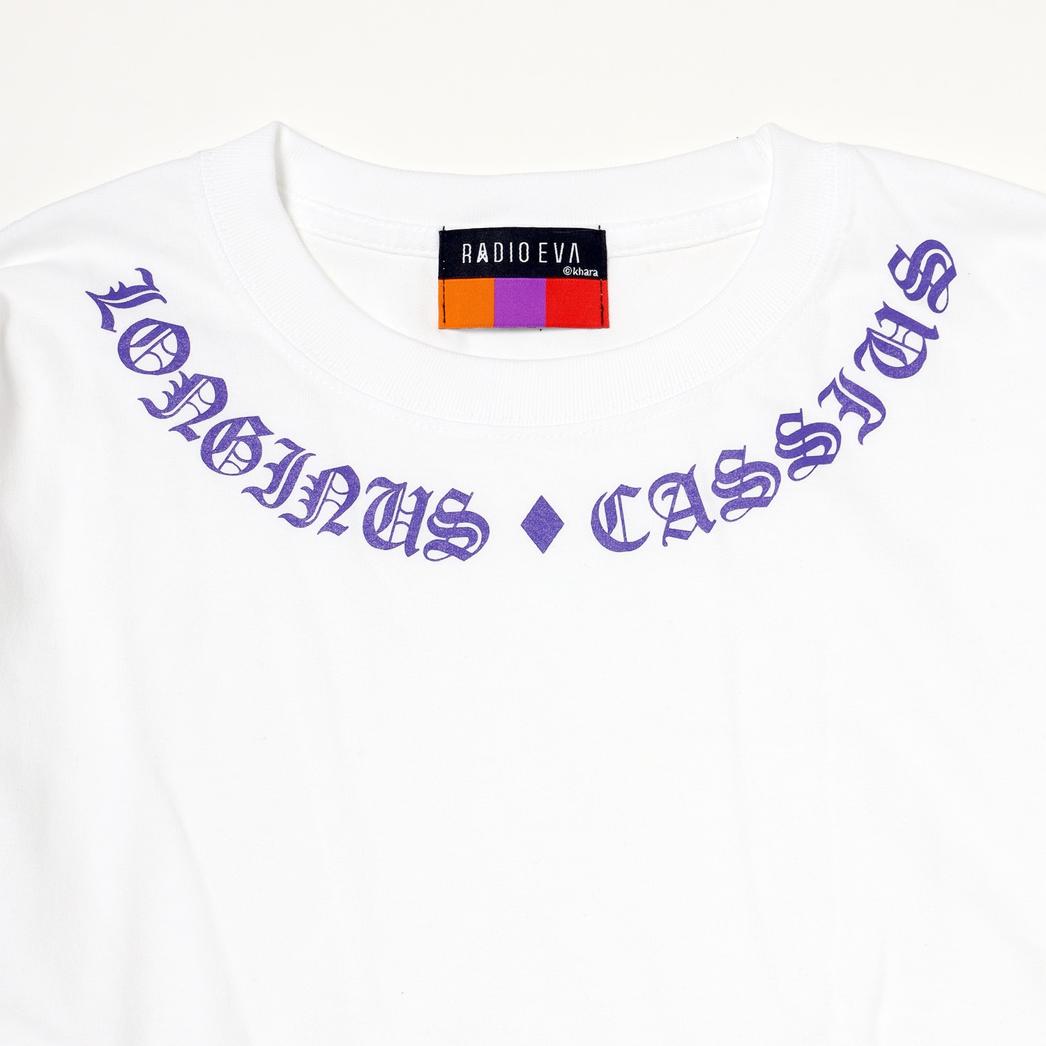 LONGINUS・CASSIUS BLACKLETTER Cutsew (WHITE×PURPLE)