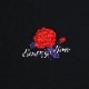EVA-01 Flower Embroidery T-Shirt β (BLACK×RED)