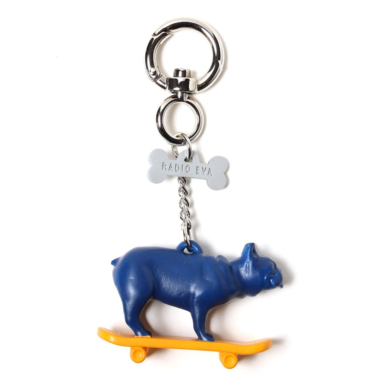 スケボー BUHI キーホルダー by Bull.tokyo (NAVY(Mark.06))