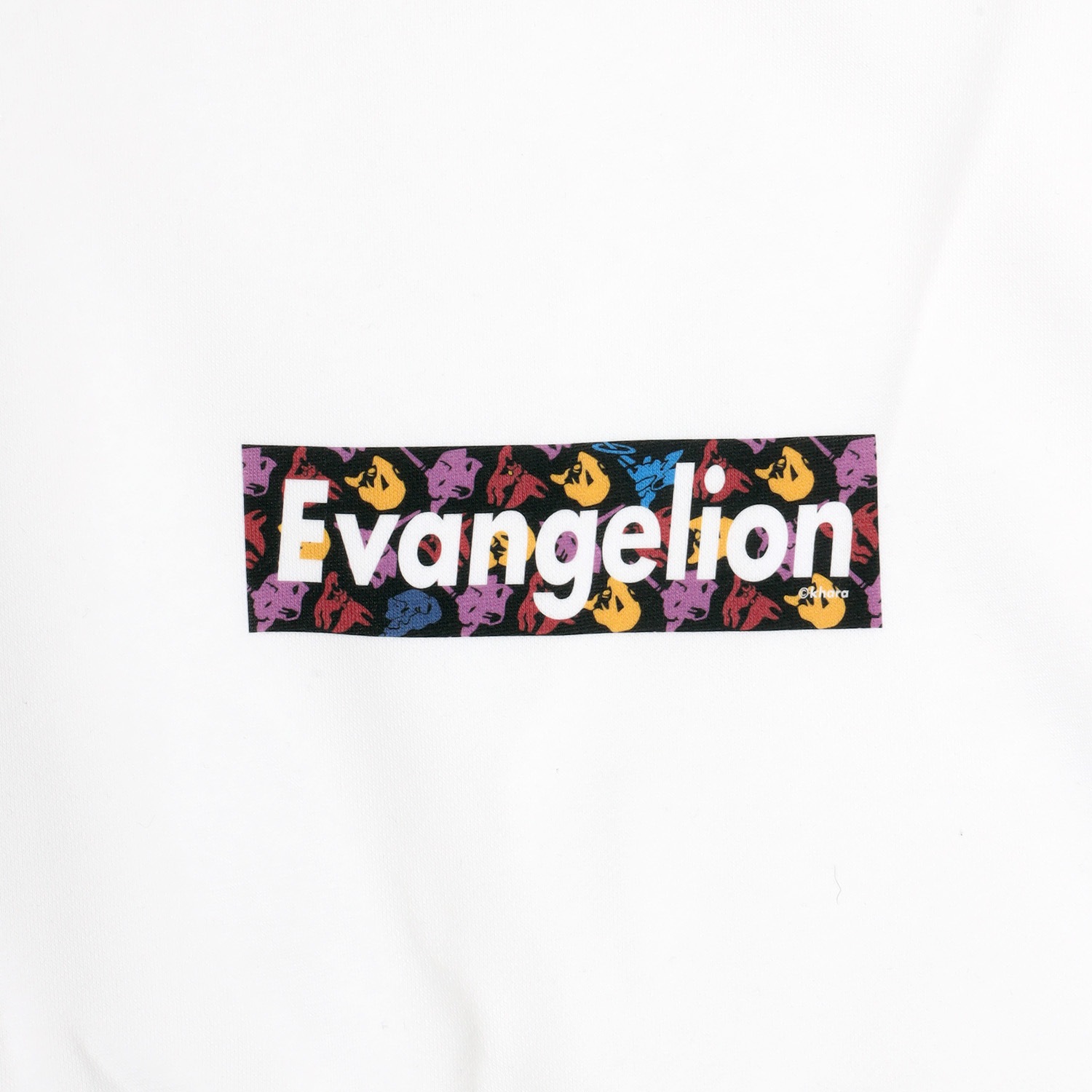 EVANGELION BOX LOGO T-SHirt  (WHITE)