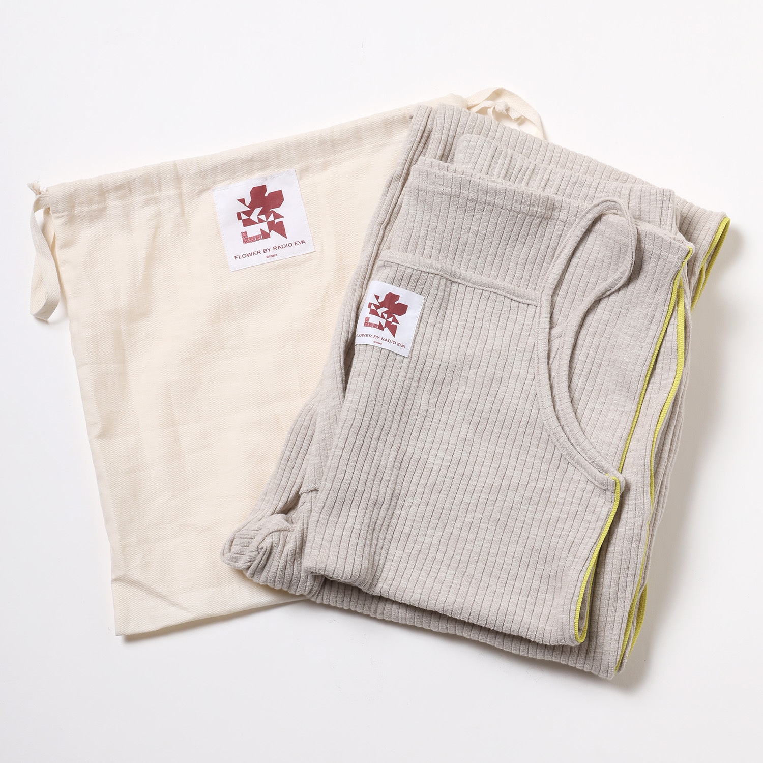 【セット商品】EVANGELION Rib Knit Camisole ＆ Pants (BEIGE(NERV2))