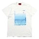波打際 Organdy T-Shirts (WHITE(BLUE))