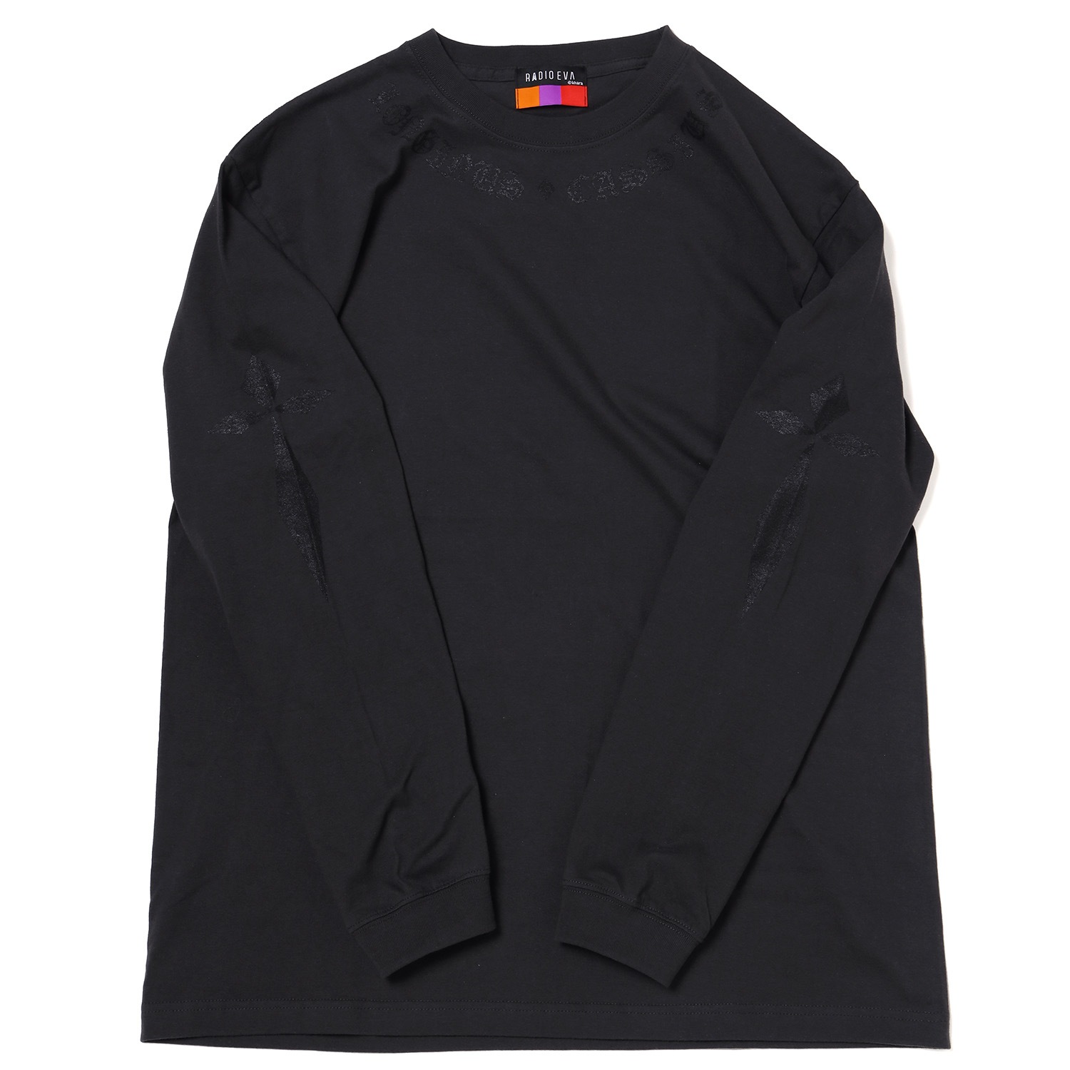 LONGINUS・CASSIUS BLACKLETTER Cutsew (CHARCOAL×BLACK)