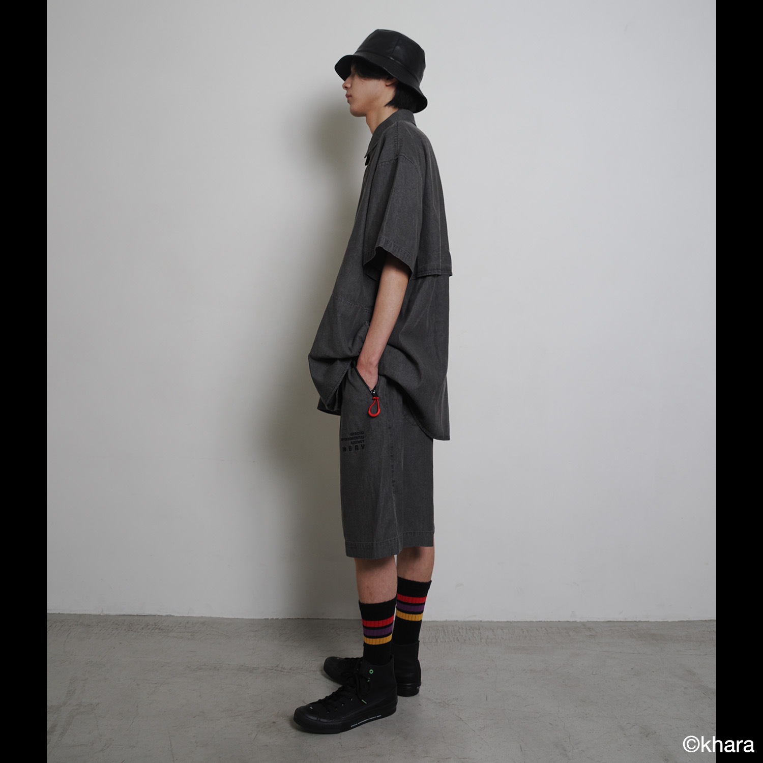 NERV SUMMER DENIM SUIT（BLACK）