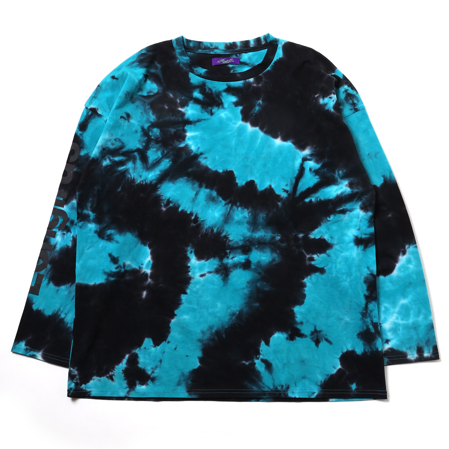 EVANGELION XIII Tie Dye Cutsew (BLACK×BLUE)