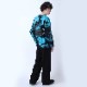 EVANGELION XIII Tie Dye Cutsew (BLACK×BLUE)
