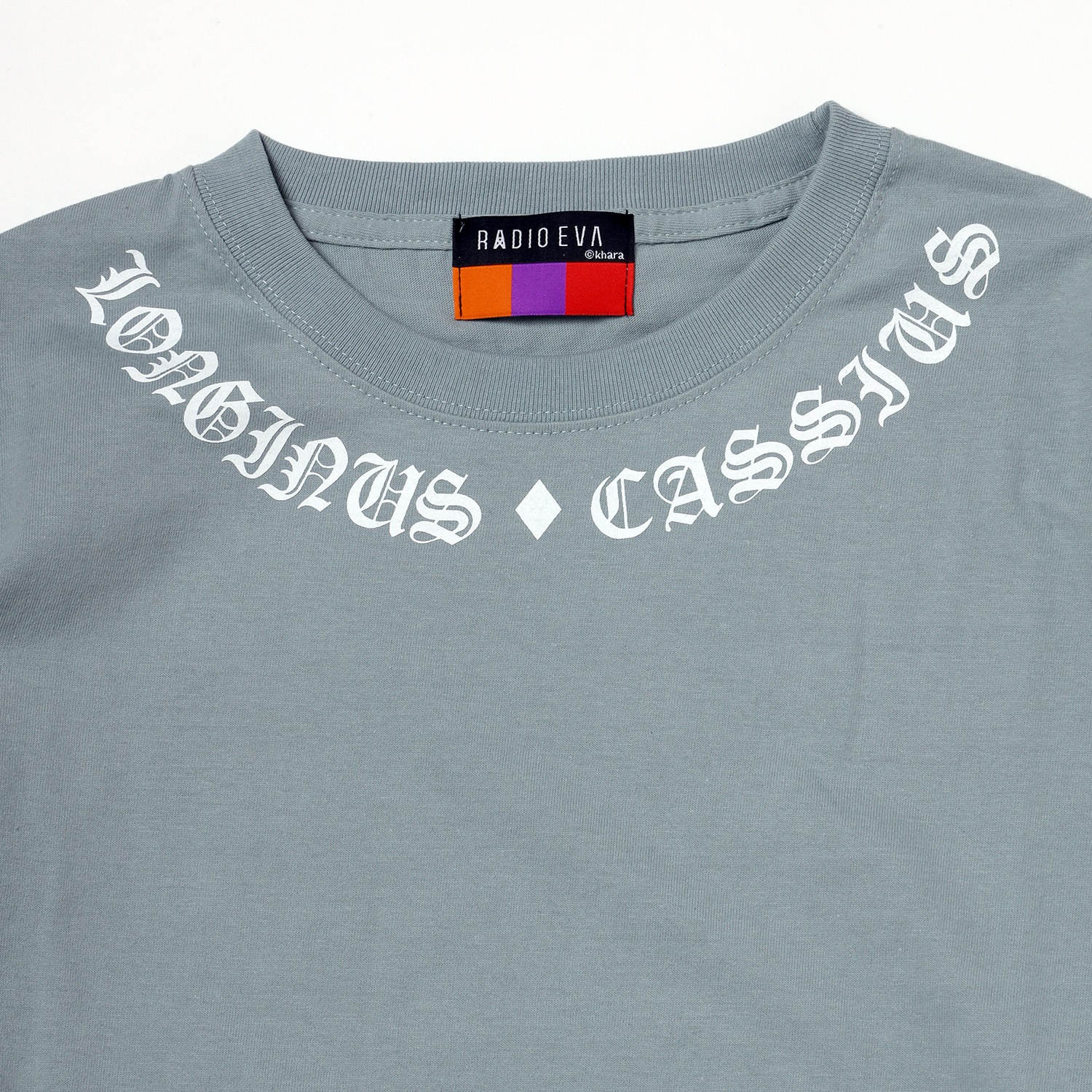 LONGINUS・CASSIUS BLACKLETTER Cutsew (SMOKY GREEN×WHITE)