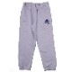 EVA-01 Flower Embroidery Sweat Pants (LAVENDER)