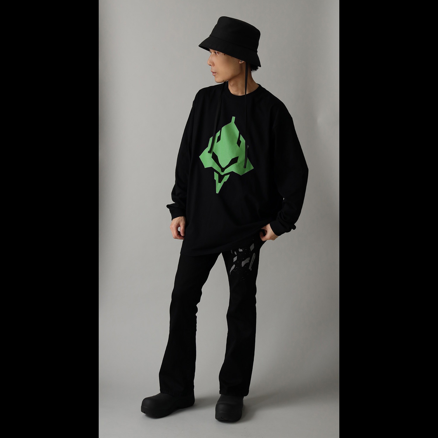 EVA Cutsew（BLACK×GREEN）