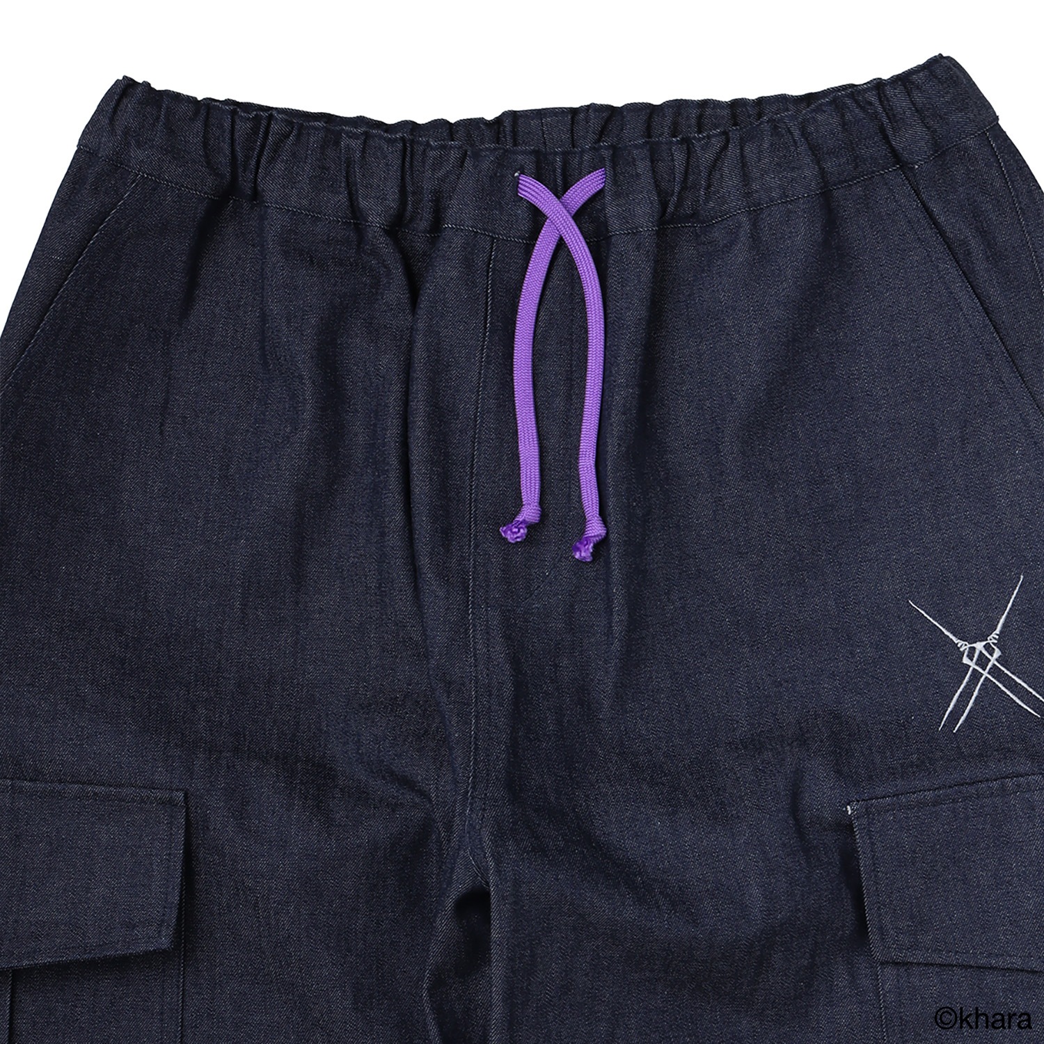 LONGINUS DENIM CARGO PANTS（INDIGO）