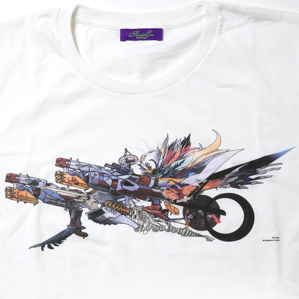 Abstract EVANGELION T-Shirt(KENTA KAKIKAWA) AAAヴンダー(ホワイト)