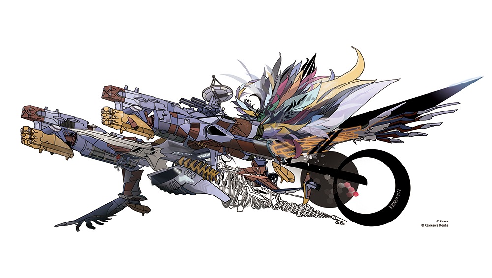 Abstract EVANGELION T-Shirt(KENTA KAKIKAWA) AAAヴンダー(ホワイト)