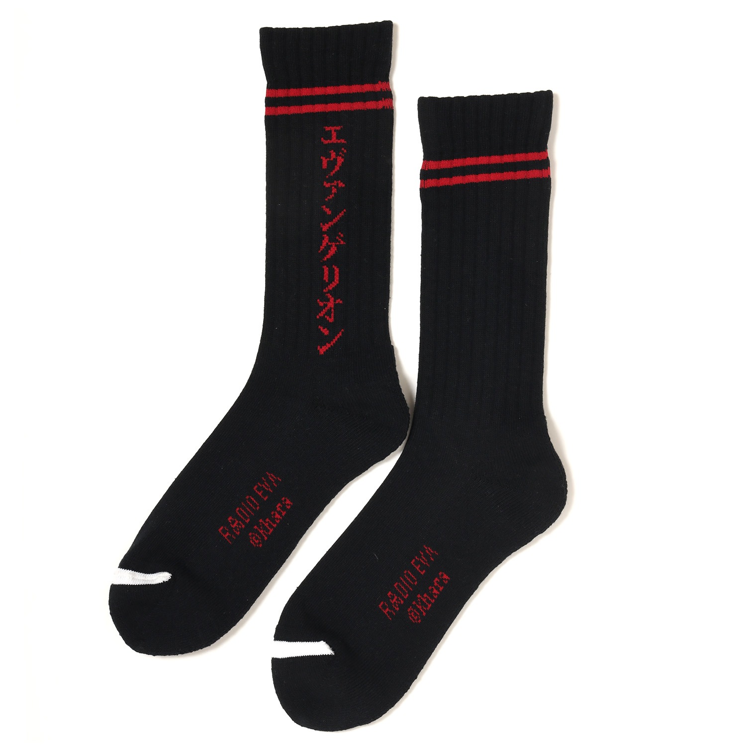 EVANGELION SOCKS β(BLACK×RED)
