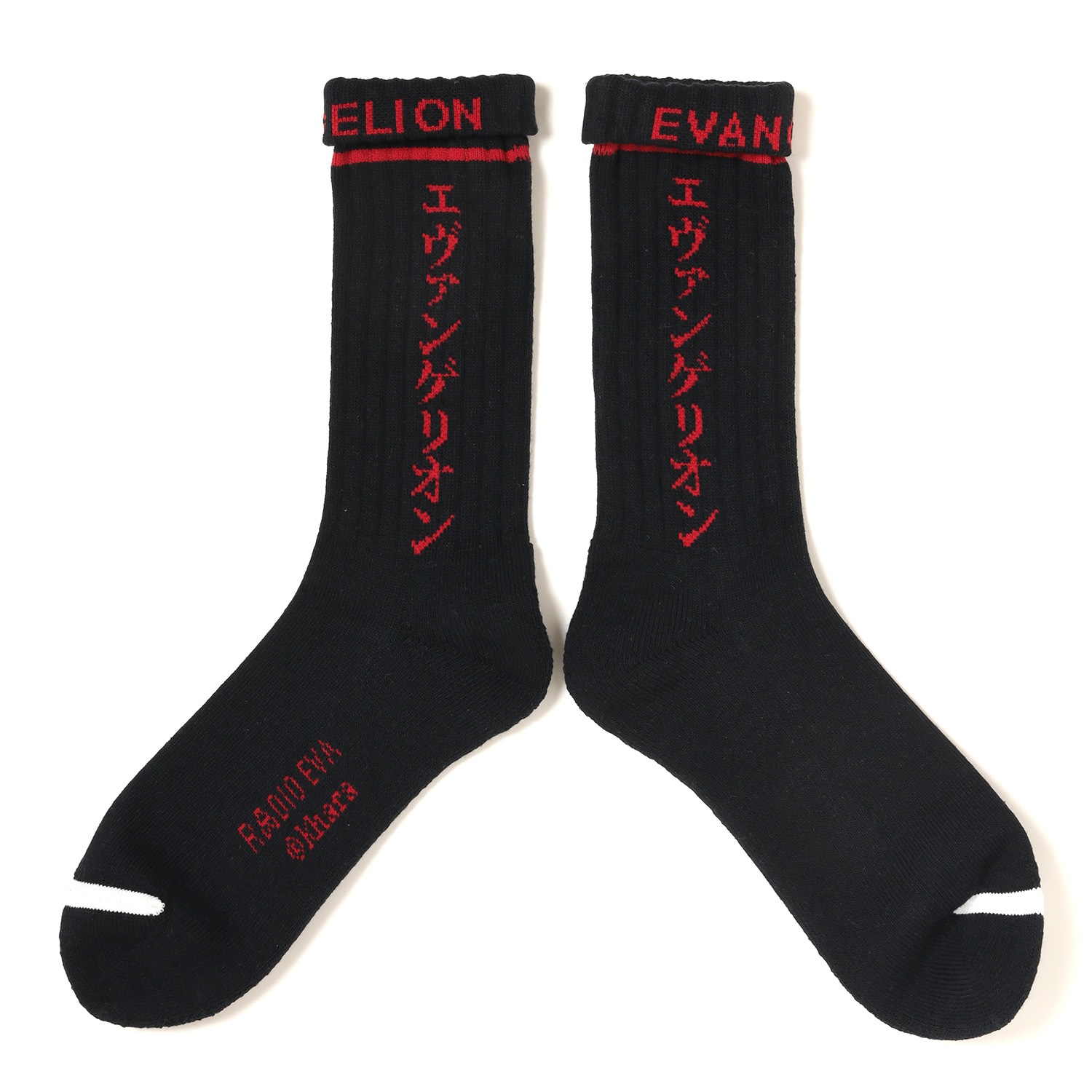 EVANGELION SOCKS β(BLACK×RED)