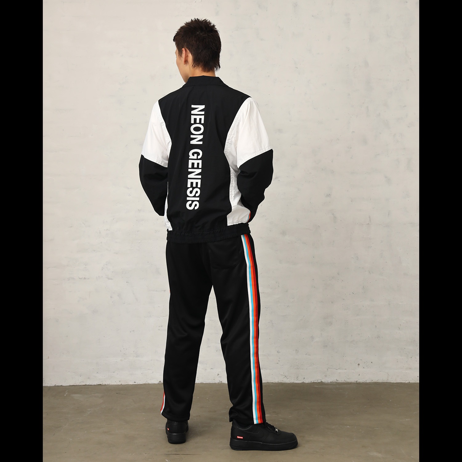 Rebuild of Evangelion Straight Track Pants (BLACK)