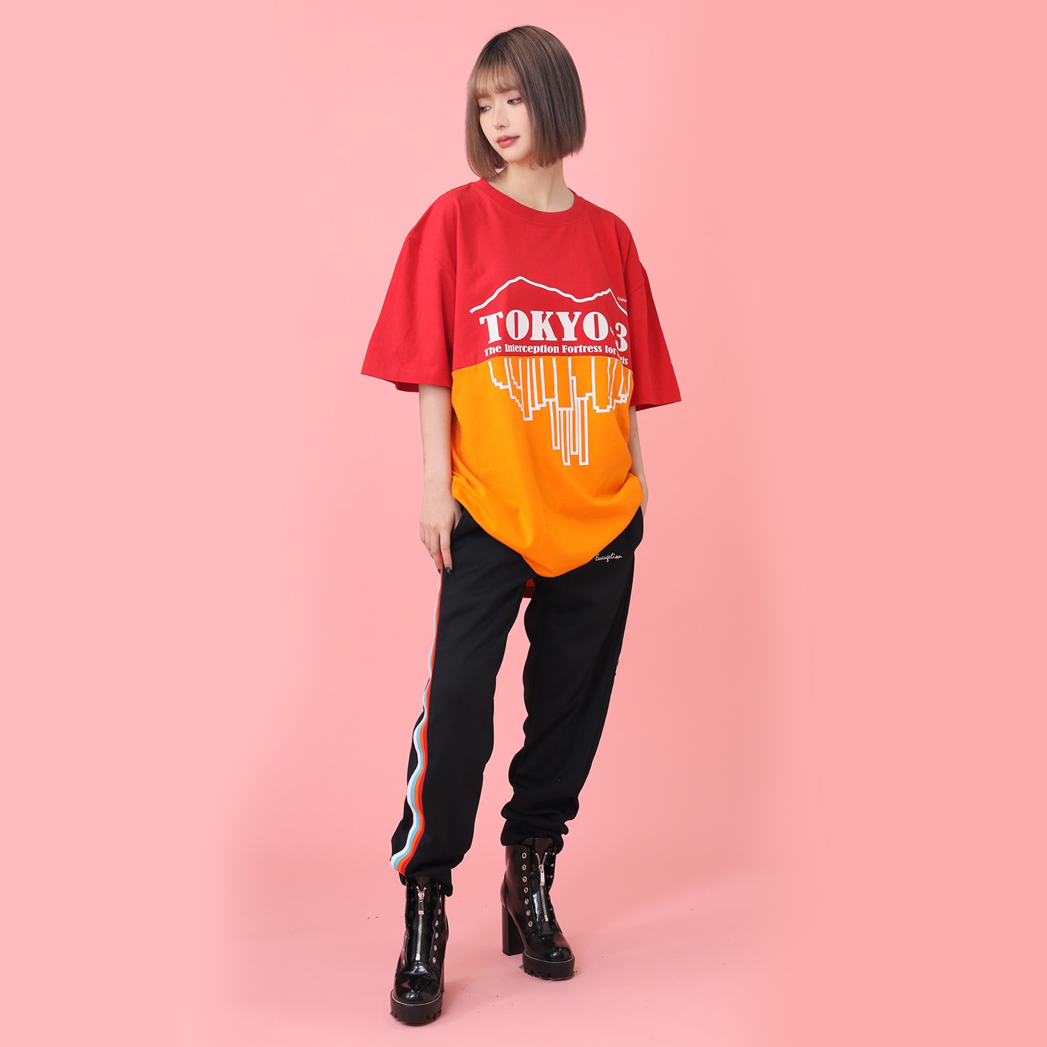 Rebuild of Evangelion Track Pants (BLACK)