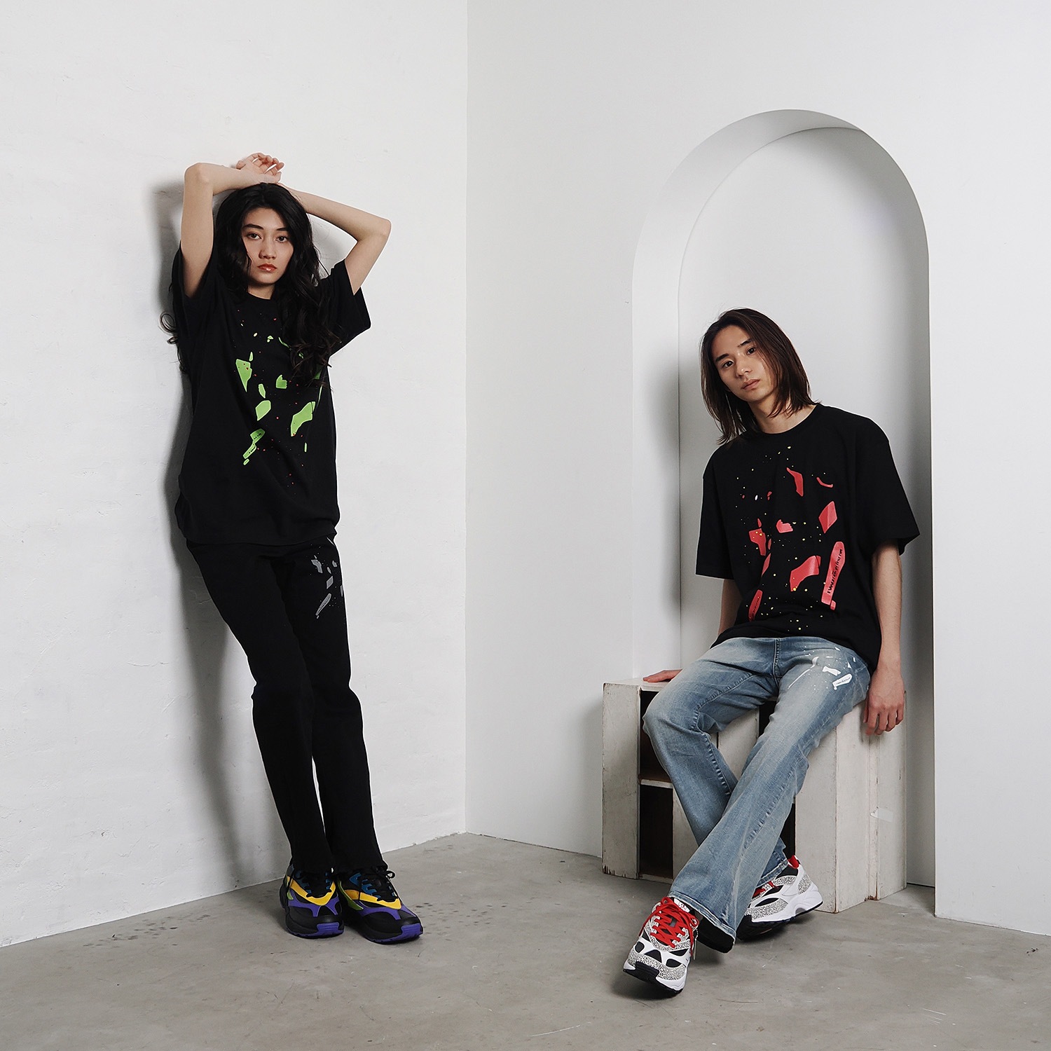 FILA VENOM EVANGELION LIMITEDEVA-01BLACK/PURPLE/BLUEˡ