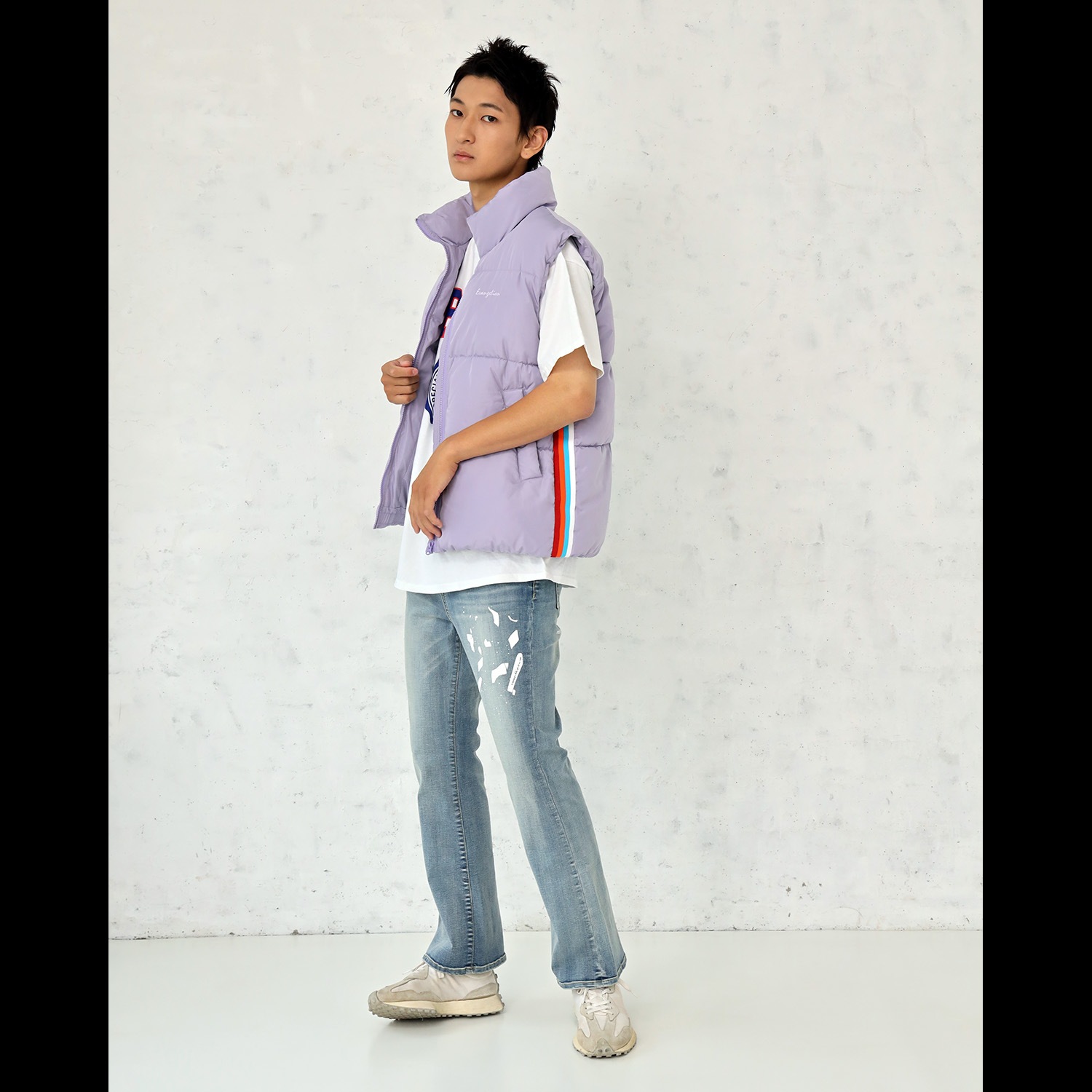 Rebuild of Evangelion Down Vest (PURPLE)