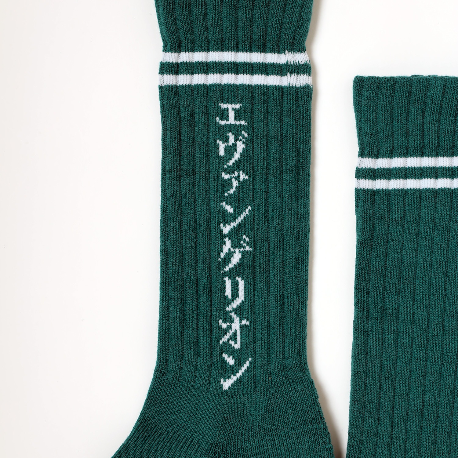 EVANGELION SOCKS β(GREEN×WHITE)