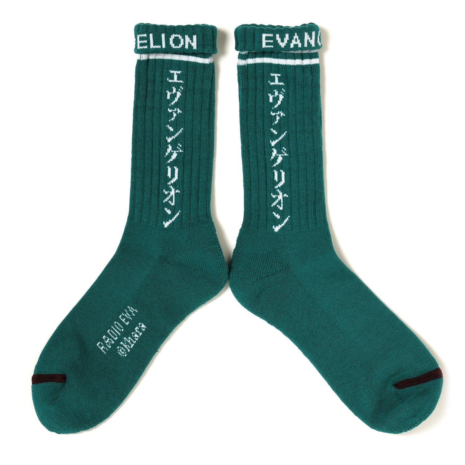 EVANGELION SOCKS β(GREEN×WHITE)