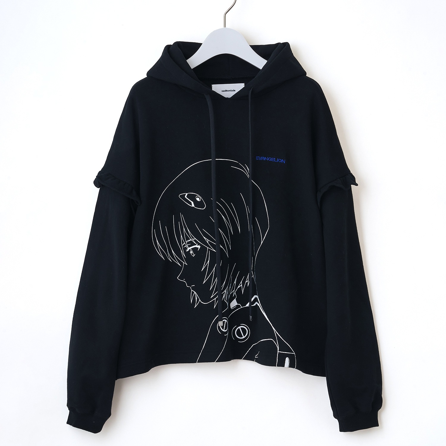 REI Print Hoodie by naokitomizuka（BLACK）