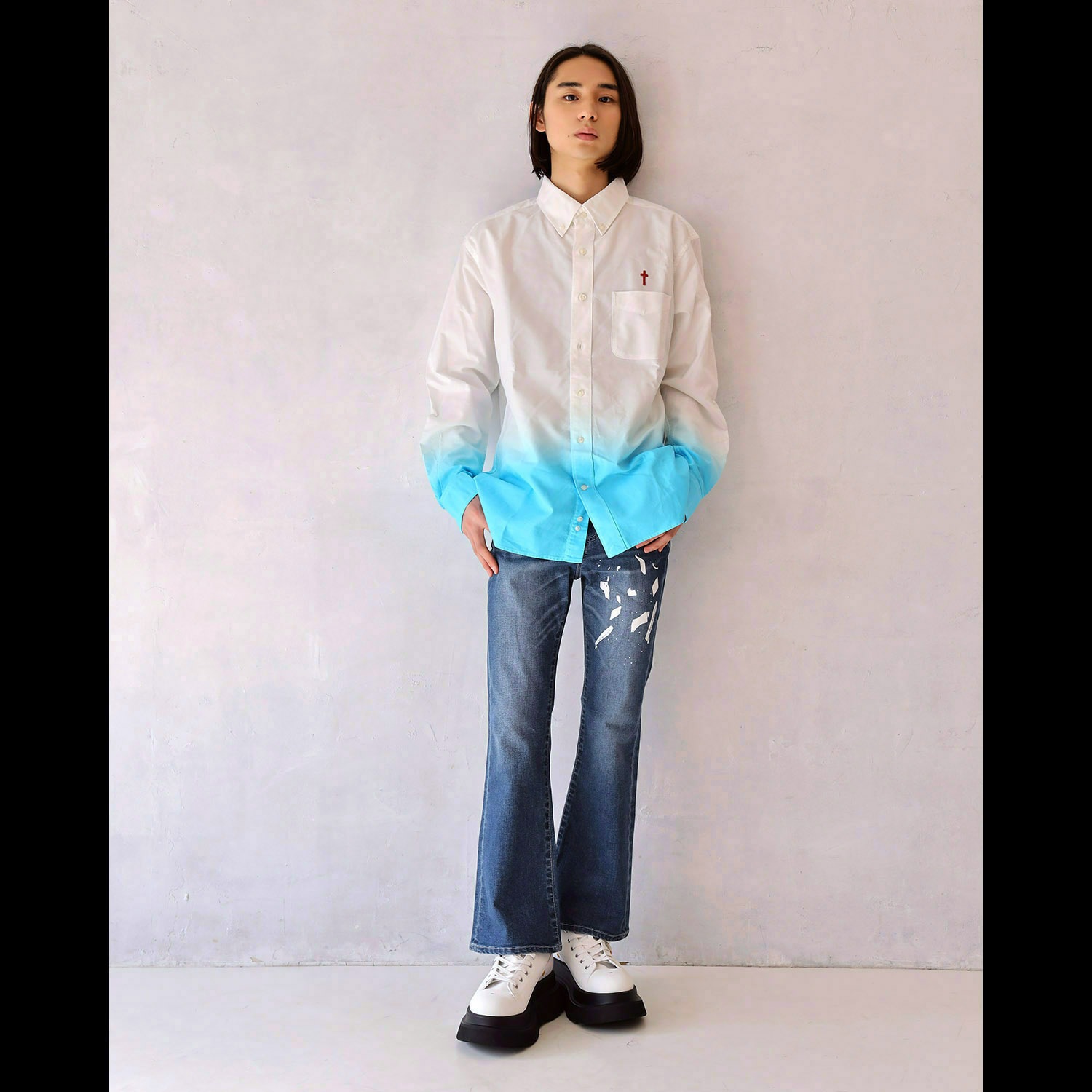 波打際 Shirt (BLUE)