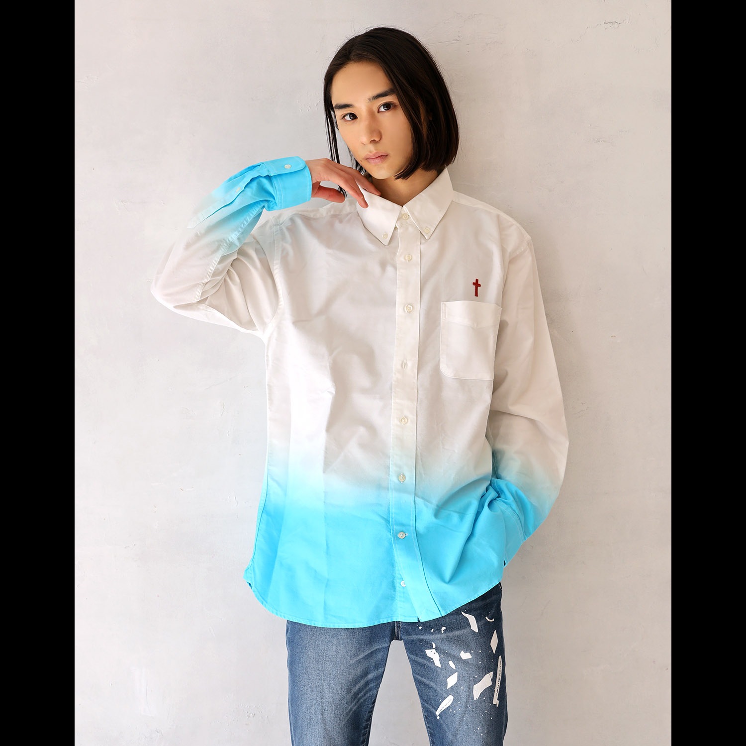 波打際 Shirt (BLUE)
