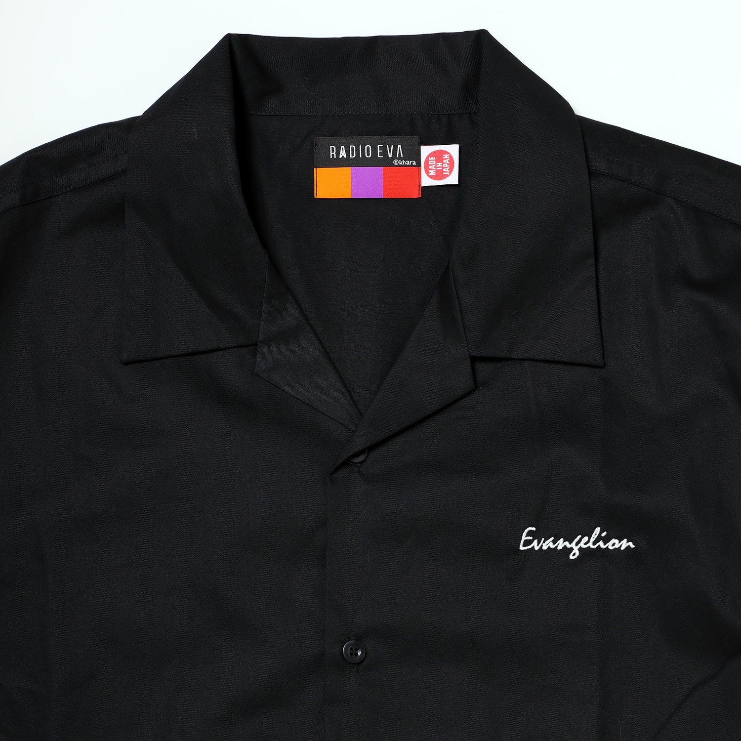 Rebuild of Evangelion SHORT SLEEVE WORK SHIRT (BLACK)