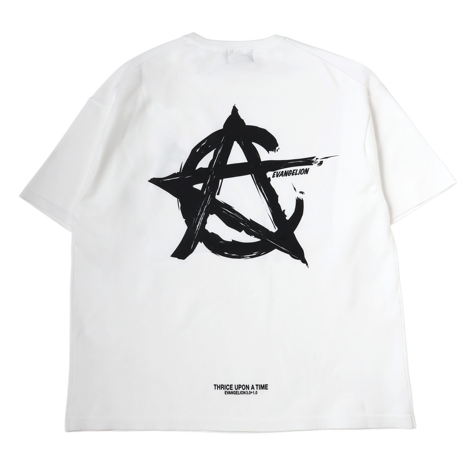 CIRCLE EVA Knit T-ShirtWHITE