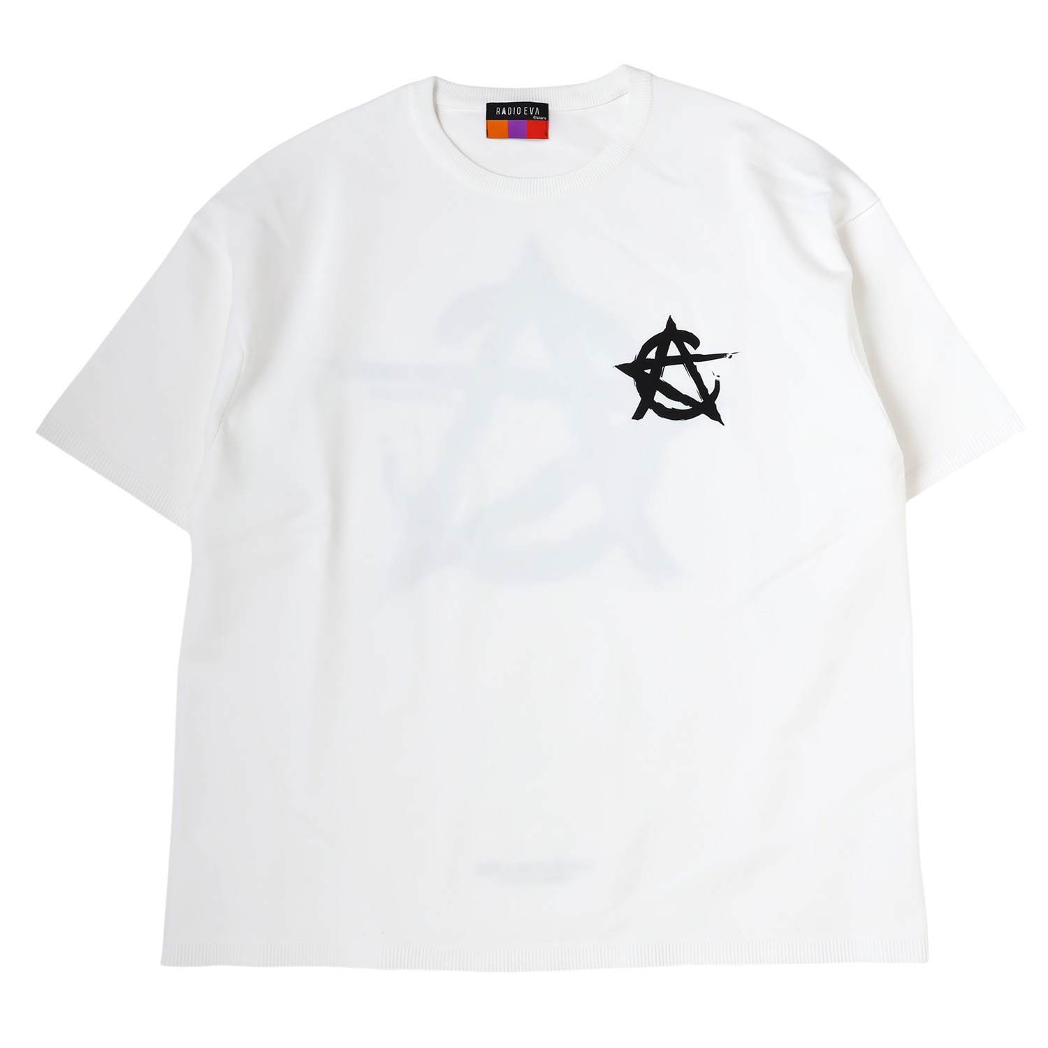 CIRCLE EVA Knit T-ShirtWHITE
