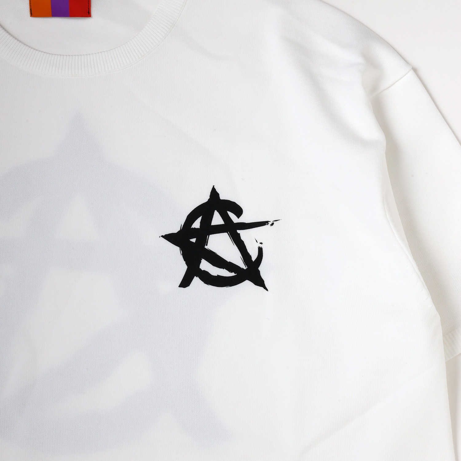 CIRCLE EVA Knit T-ShirtWHITE