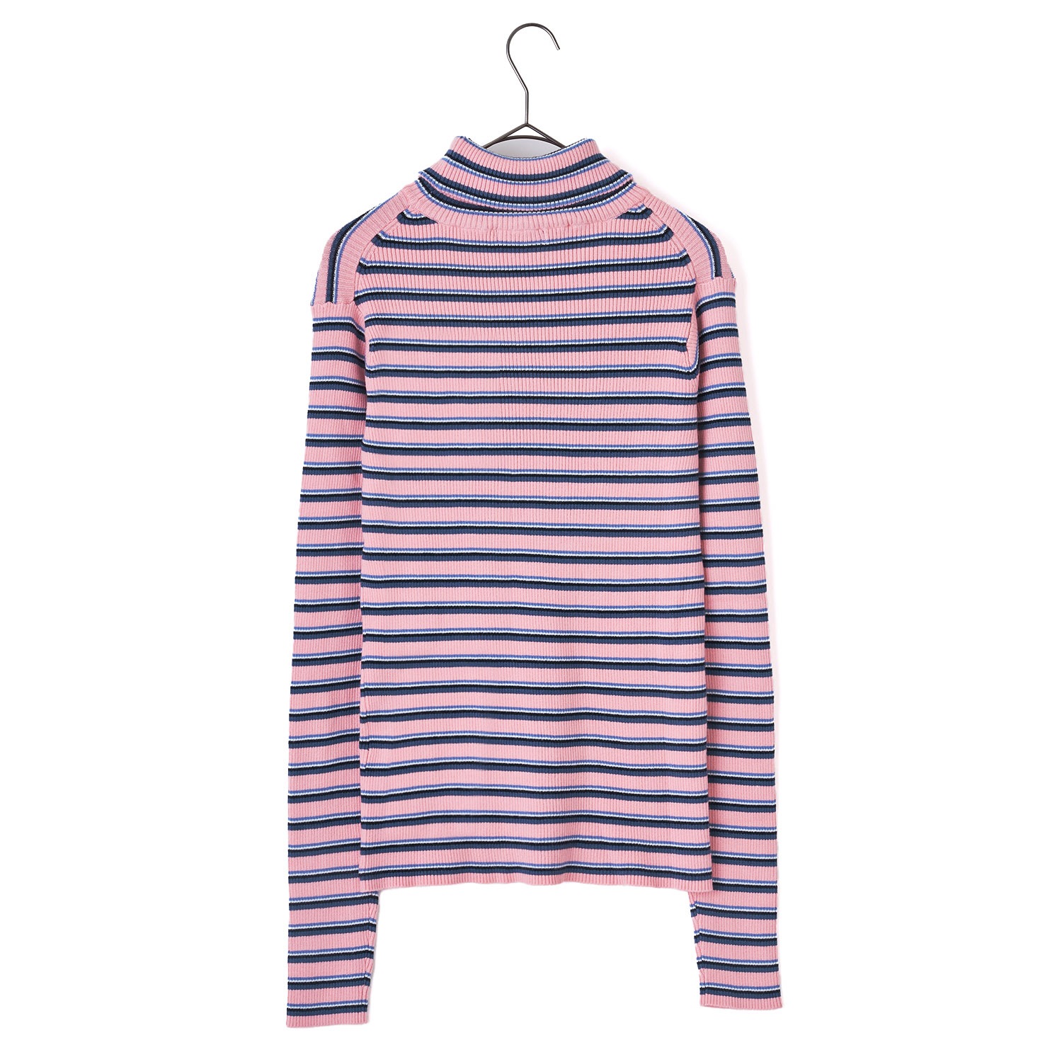 Multi Border EVA Knit by naokitomizuka（PINK(08)）