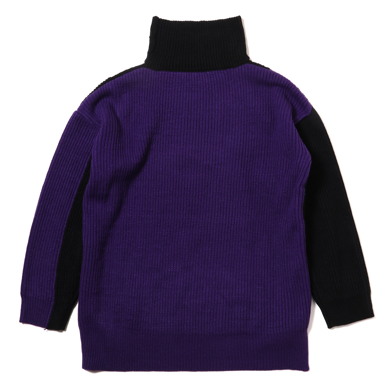 EVANGELION Panel Turtleneck Knit (BLACK(EVA-01))