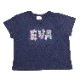 EVA Jewel & Flower T-Shirt (NAVY)