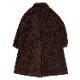 EVANGELION BOA CHESTERFIELD COAT (BROWN)