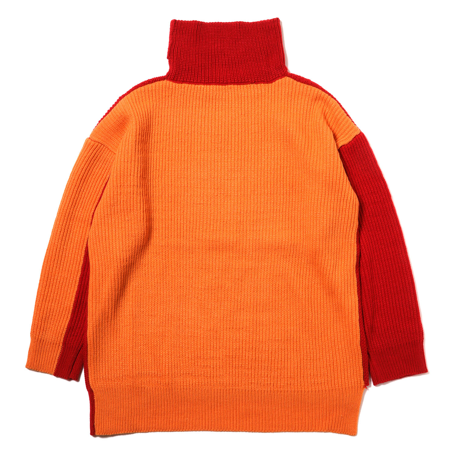 EVANGELION Panel Turtleneck Knit (RED(ASUKA))