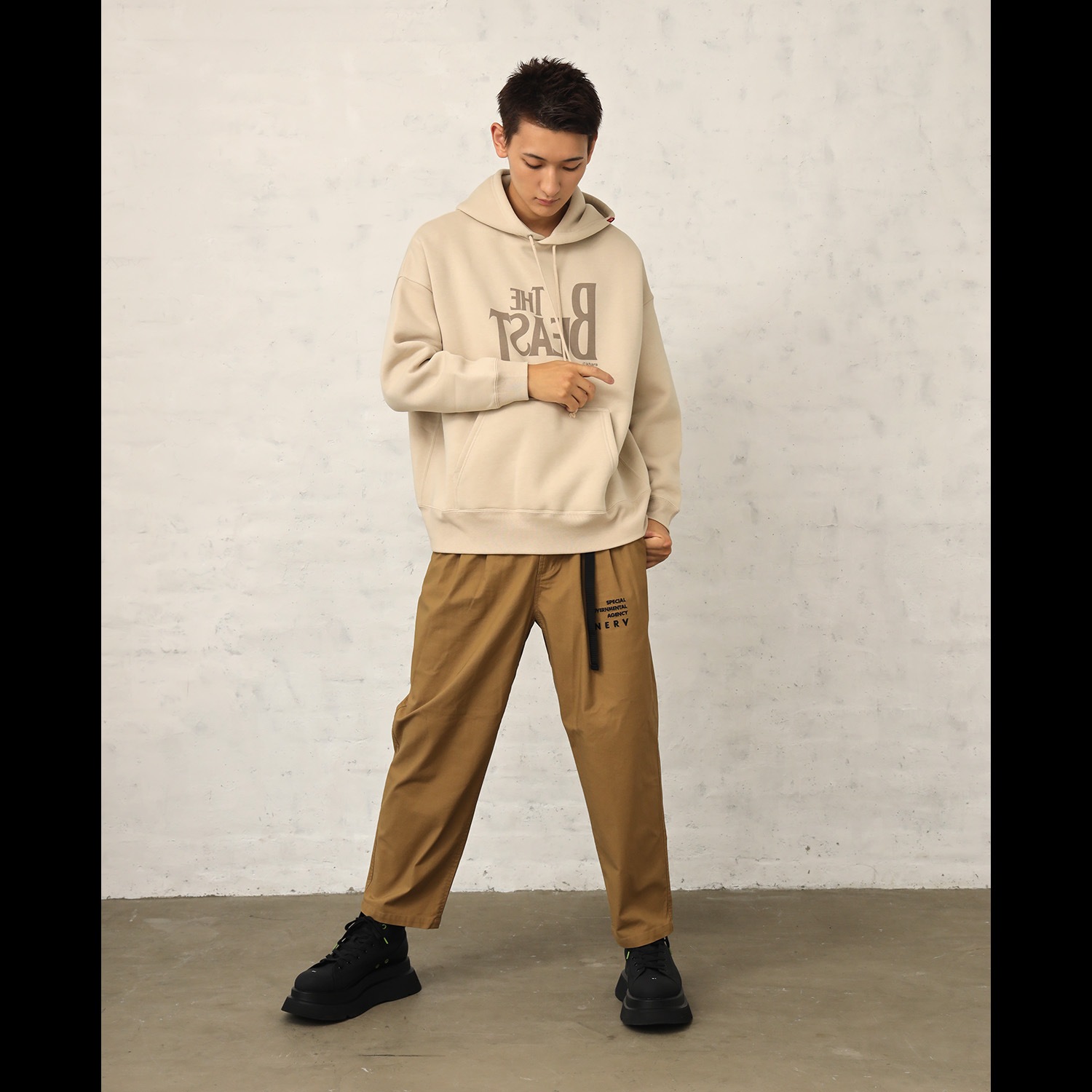 THE BEAST BIG Parka β (SMOKY GREEN)